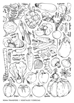 Vegetales y especias